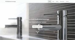 Desktop Screenshot of mj-badkamermontage.nl